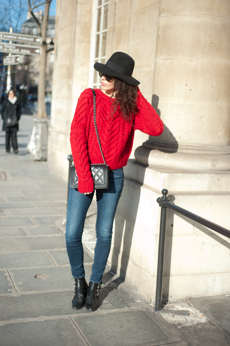 red-knit
